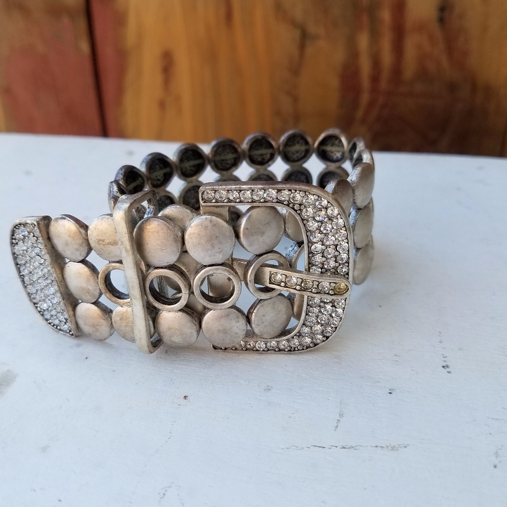 Lia Sophia Cuff silver bracelet