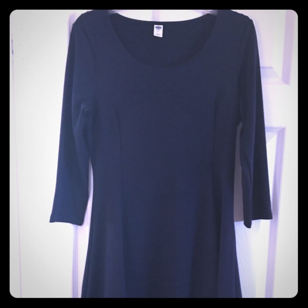 Navy Blue Aline Dress