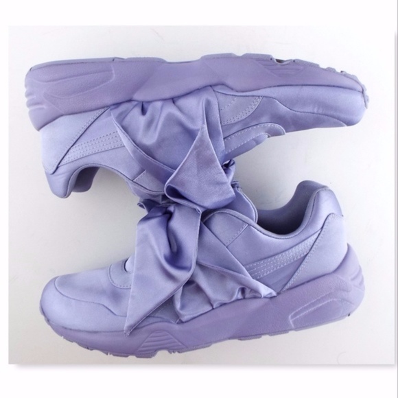Sold💘💘New PUMA RIHANNA Lavender Bow Sneakers - Picture 7 of 8