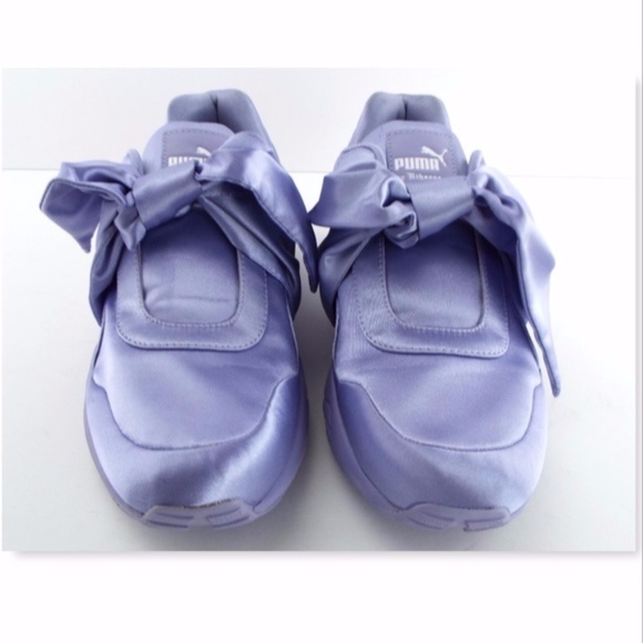 Sold💘💘New PUMA RIHANNA Lavender Bow Sneakers - Picture 6 of 8