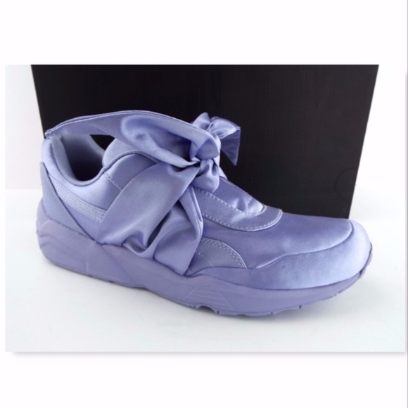 Sold💘💘New PUMA RIHANNA Lavender Bow Sneakers - Picture 2 of 8