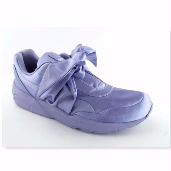 Sold💘💘New PUMA RIHANNA Lavender Bow Sneakers - Picture 5 of 8