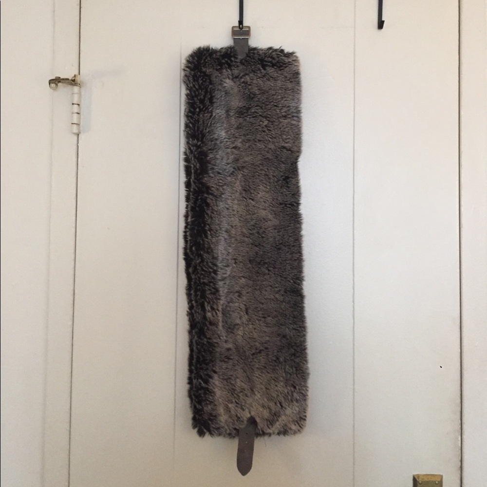 Faux Fur Waist Belt