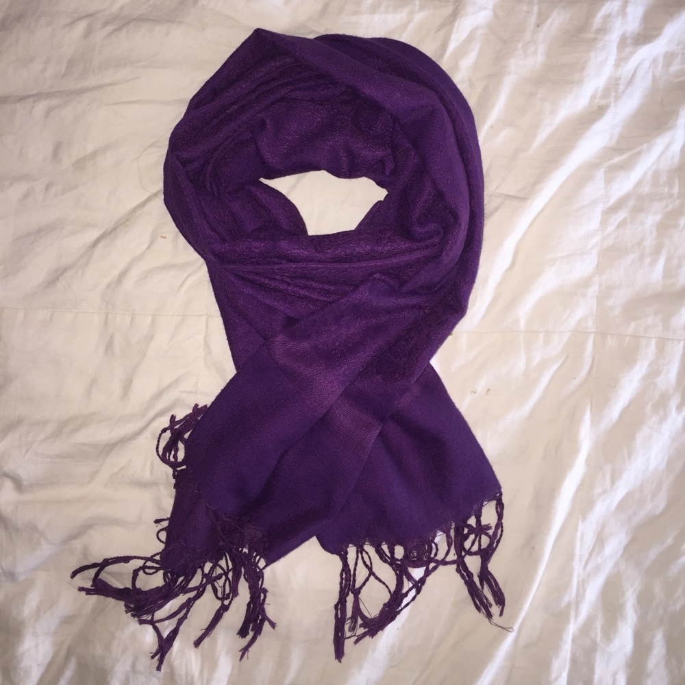 Purple scarf