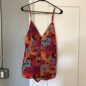 Nasty Gal Floral Romper