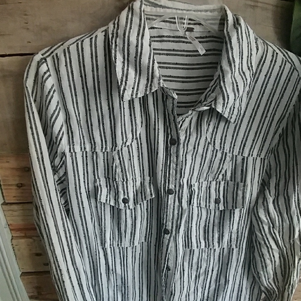 Free People shirt dress button down