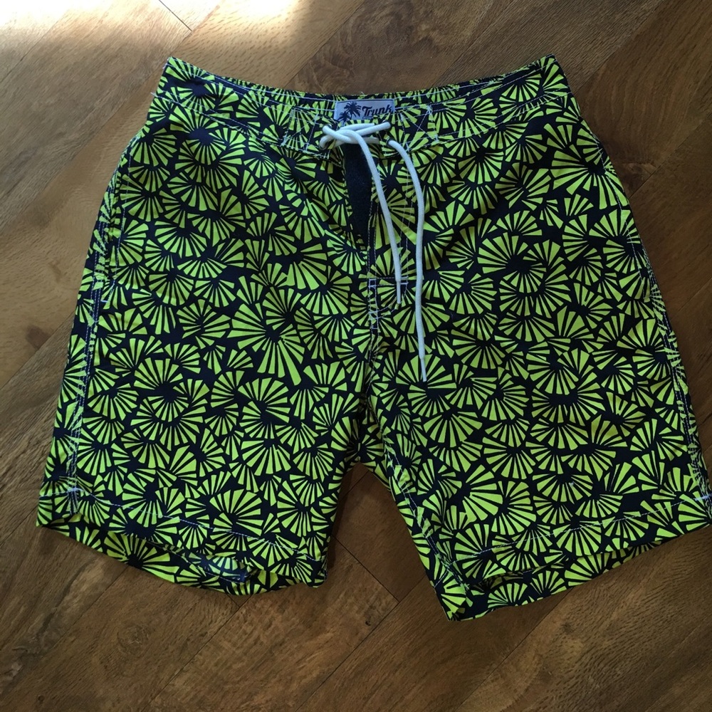 Trunks surf and swim co. Medium dark navy & yellow