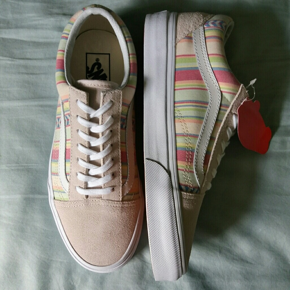 Vans Old Skool (Chambray Stripes) Havana Holiday