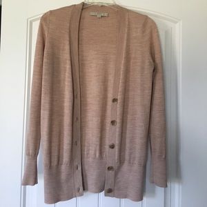Tan cardigan