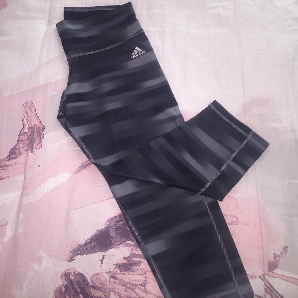 Adidas multi colored fitness leggings