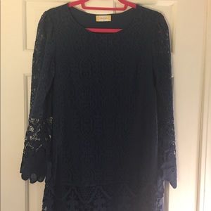 Altar'd State Teal lace dress