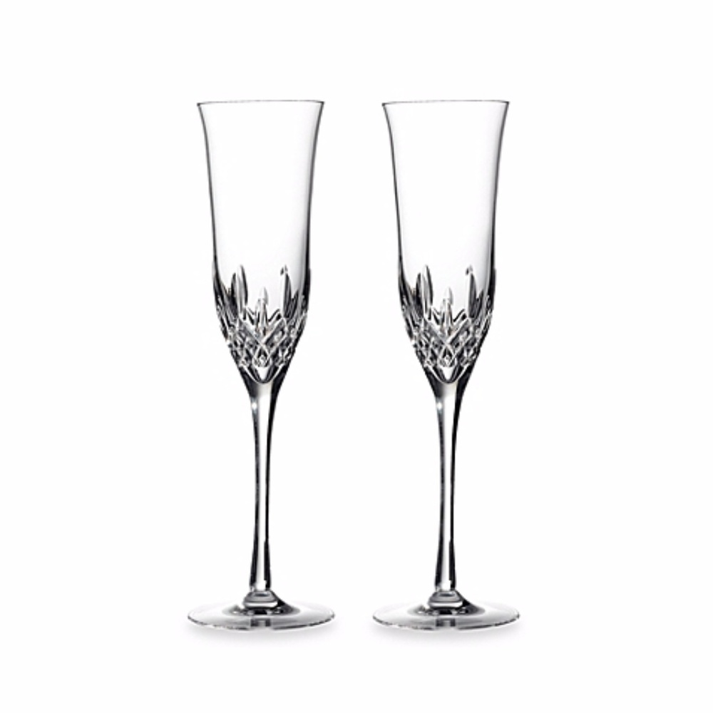 Waterford Lismore Essence Toasting Flutes (set/2)