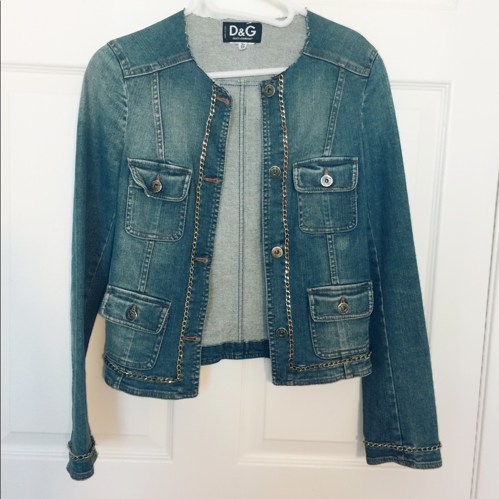 D&G vintage jean jacket size 36 xs