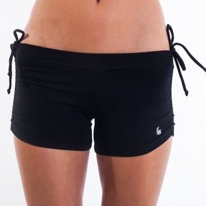 Adjustable Side String Yoga Shorts