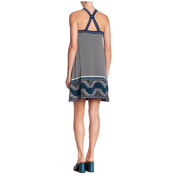 Max Studio Blue Pattern Dress - Picture 2 of 3