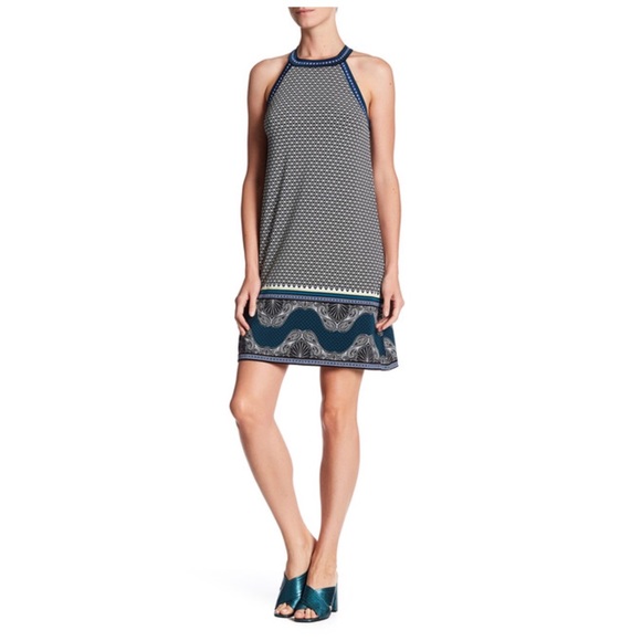 Max Studio Blue Pattern Dress - Picture 3 of 3