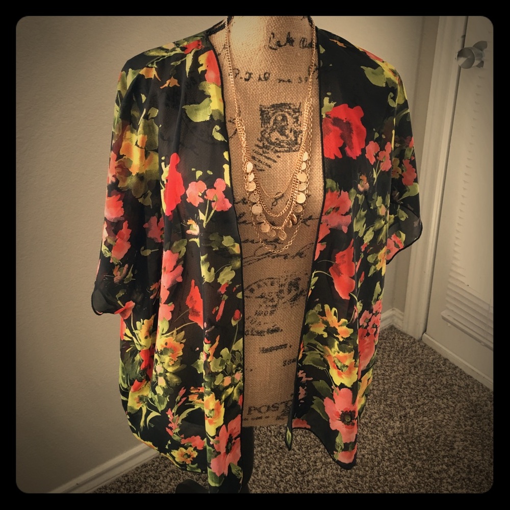 Floral kimono