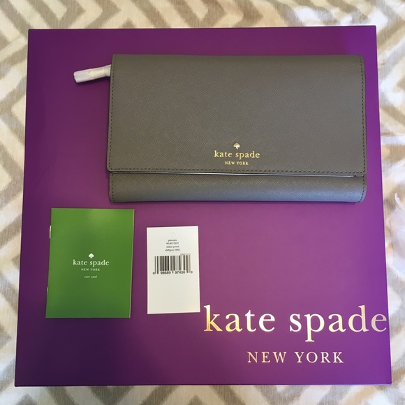 Kate Spade Phoenix Mikas Pond Leather Wallet! - Picture 4 of 6