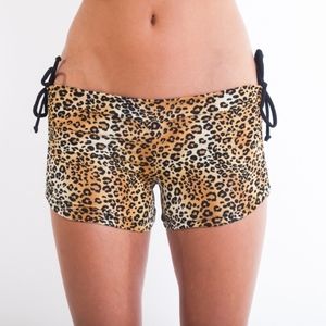Adjustable Side String Yoga Shorts