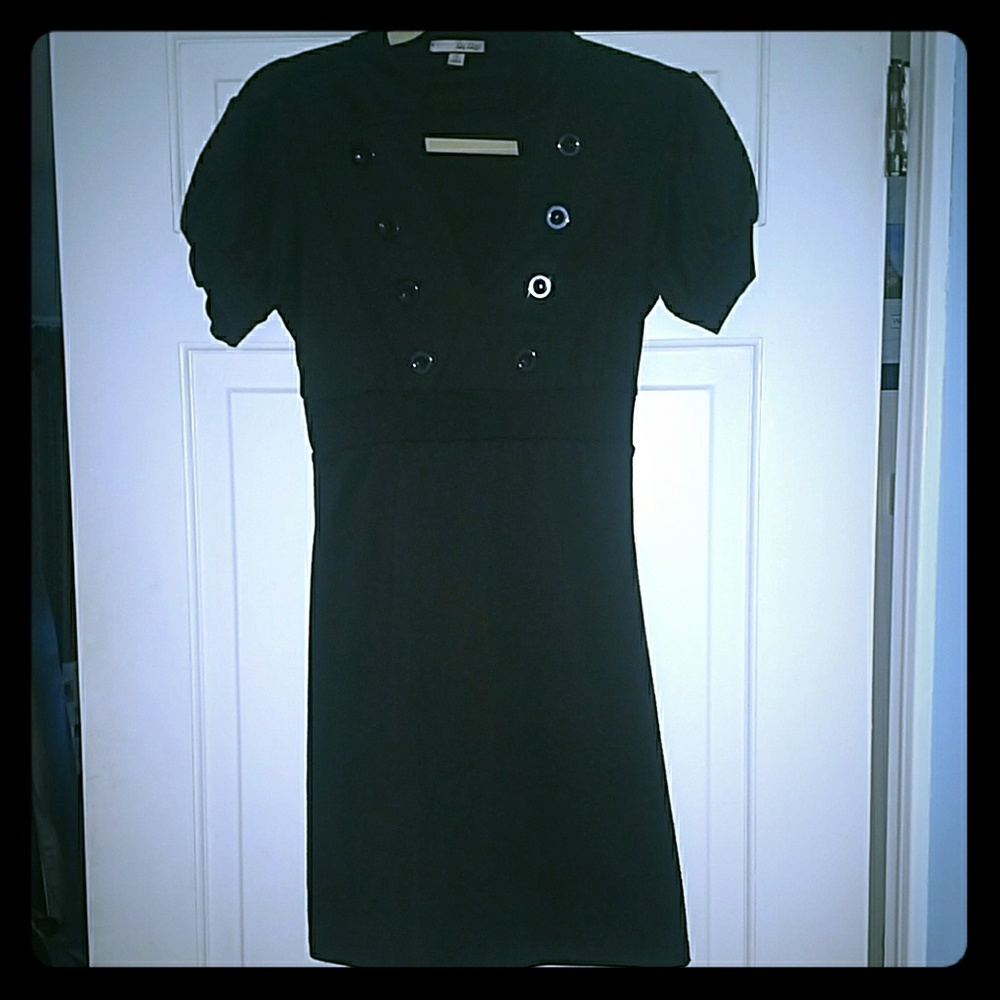 Black T-shirt dress