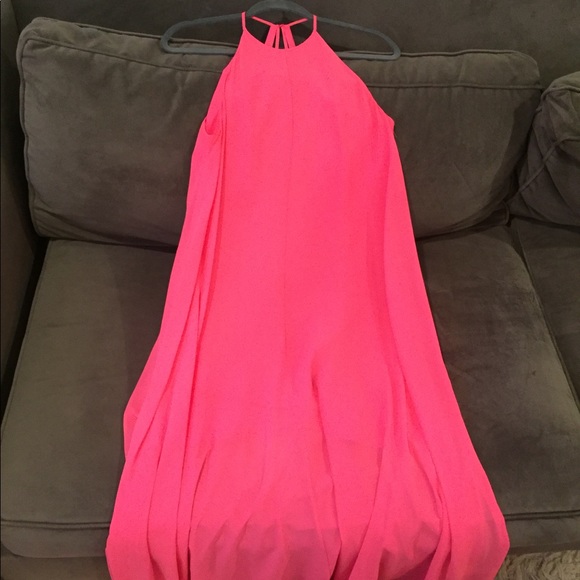Asos Pink Maxi Dress Size 6 - Picture 6 of 7