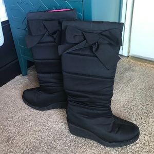 Kate Spade Cagney Black Boots Size 6
