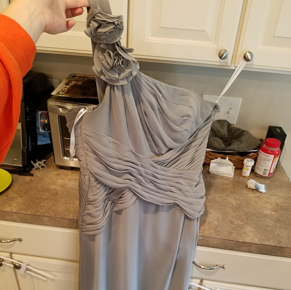 Gray davids bridal floor length dress