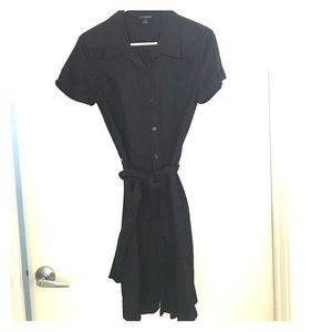 Black button down Banana Republic dress size 6