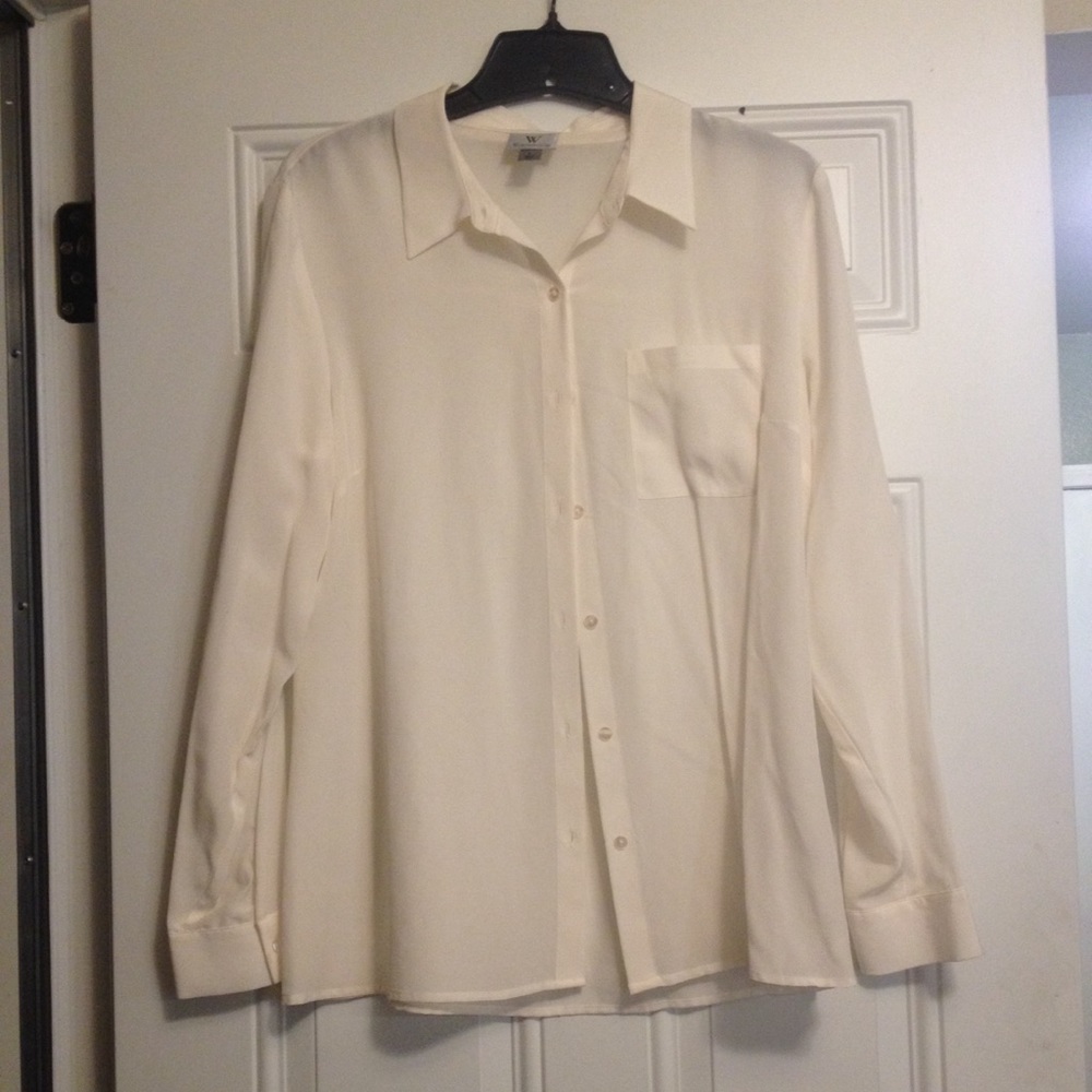 Sheer White Blouse