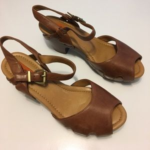 Miz Mooz Leather Clog Sandals