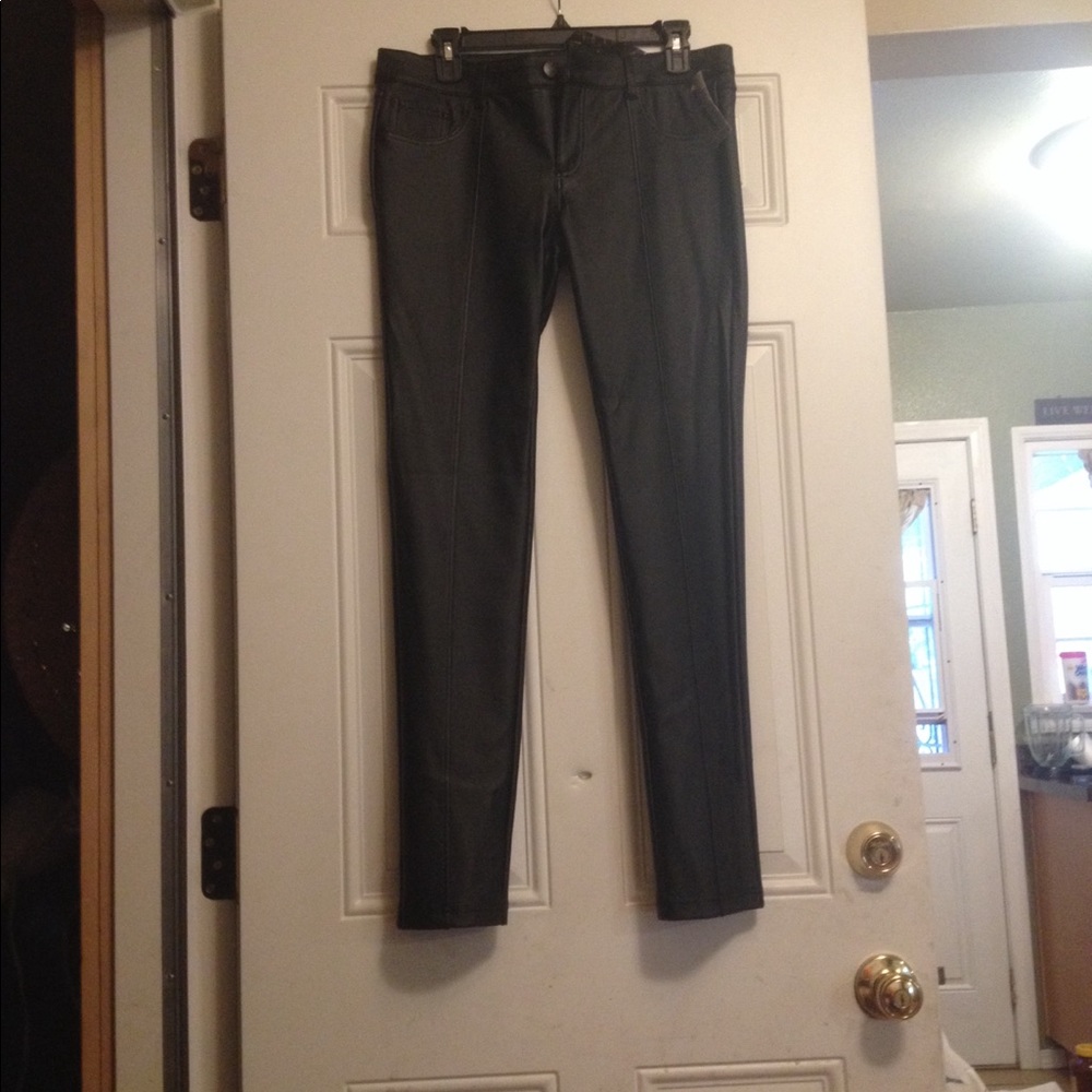 NWT Faux Black Leather Pants