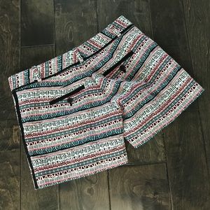 Limited tribal pattern shorts