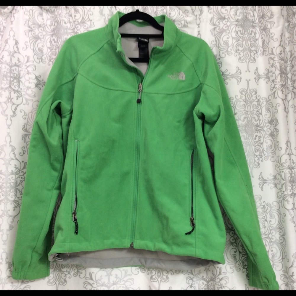 Green North Face Jacket
