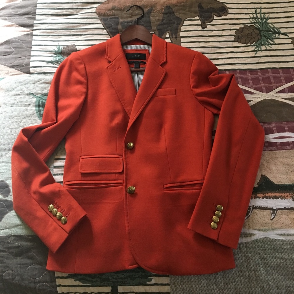 Jcrew School Boy Blazer - Burnt Orange