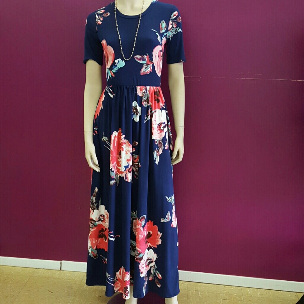 Navy blue dress