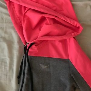 PINK ZIPUP HOODIE