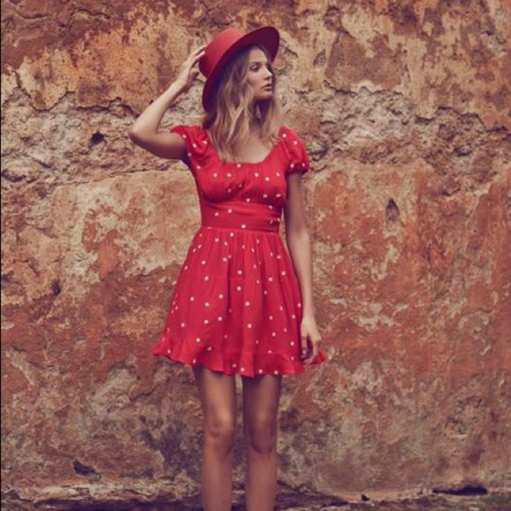 Love and Lemons Chiquita Tiered Mini Dress