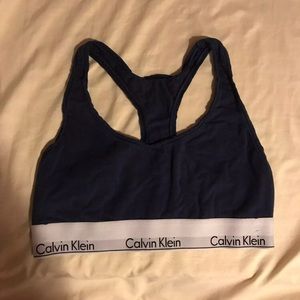 Black Calvin Klein Sports Bra