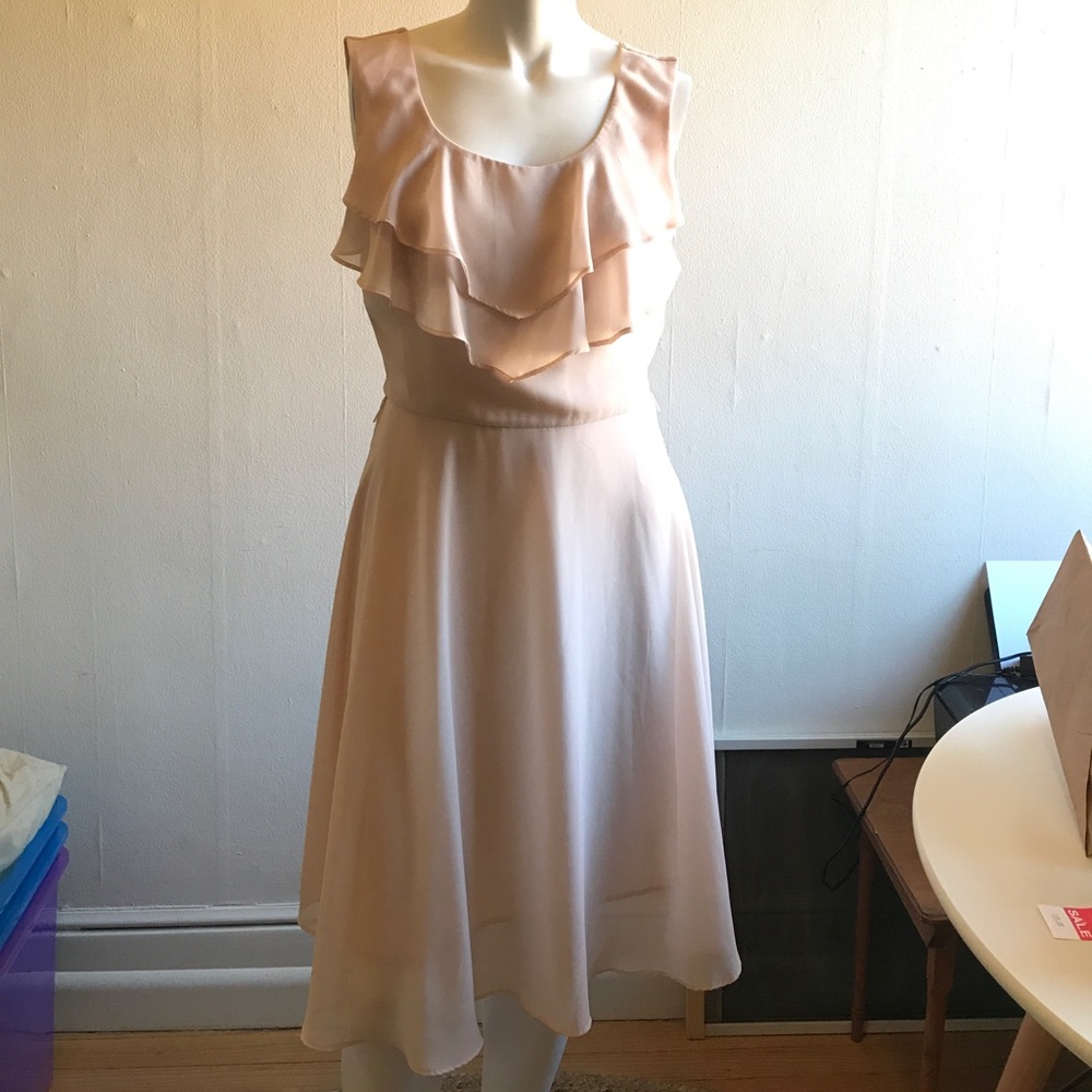 H&M ruffle sleeveless dress