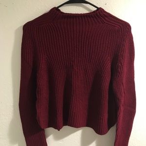 American Apparel cropped knit sweater
