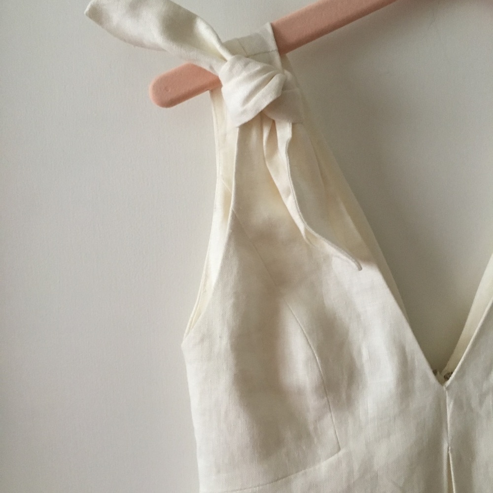 Zimmermann mini white linen dress - Picture 2 of 4
