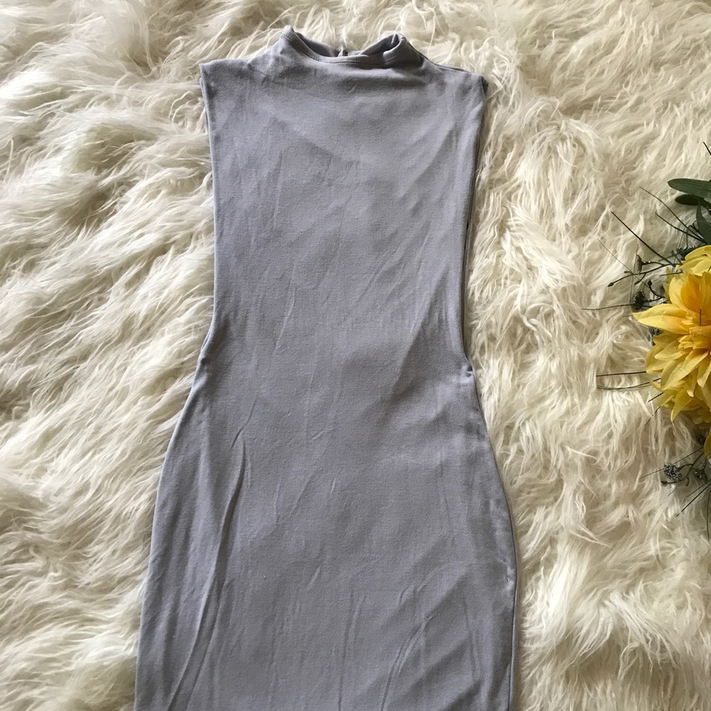 Grey bodycon dress