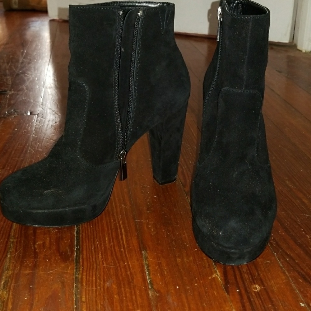 Suede Ankle Booties
