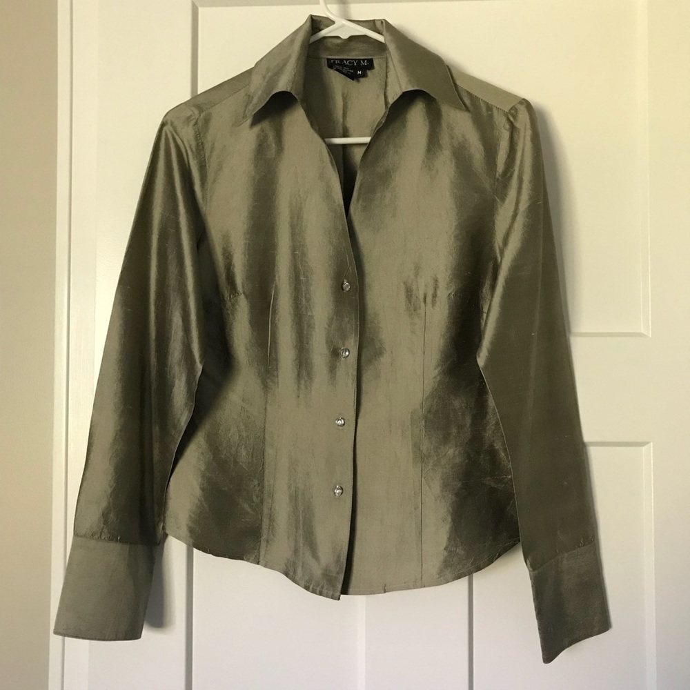Tracy M silk blouse