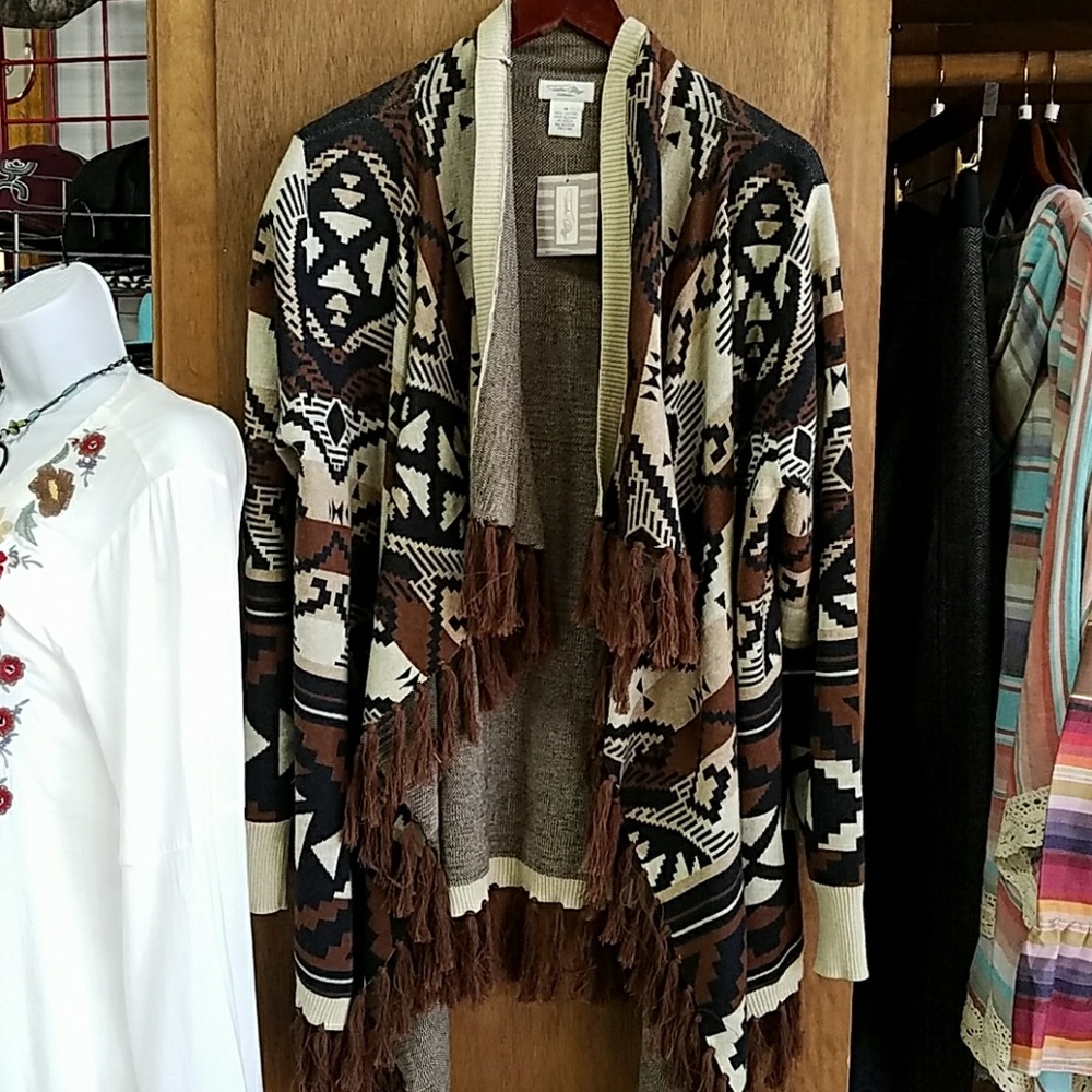 Tasha Polizzi fringe sweater