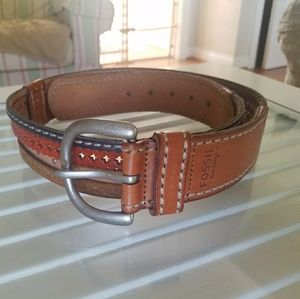 Fossil Vintage Style Wide Belt