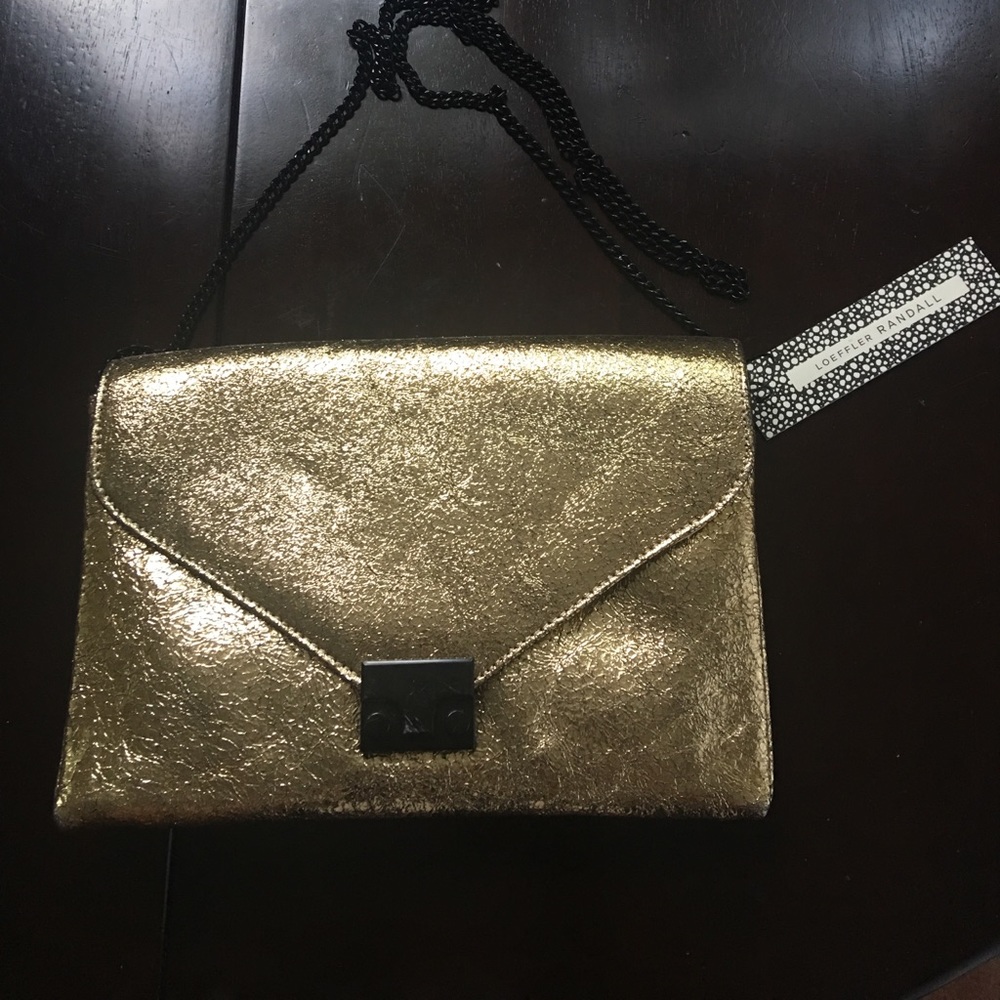 Gold crossbody/Clutch
