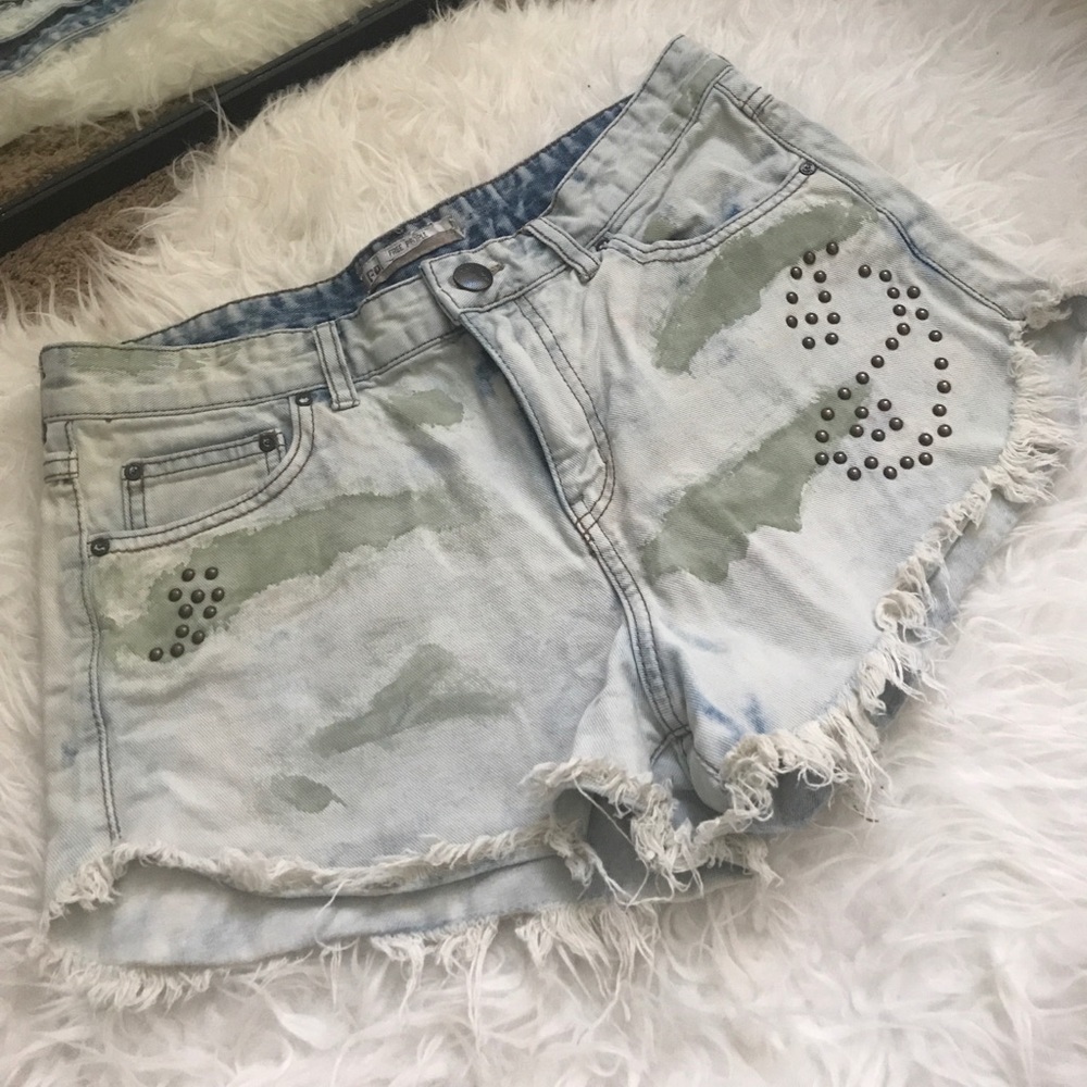 Free people high wasted shorts