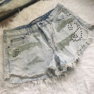 Free people high wasted shorts