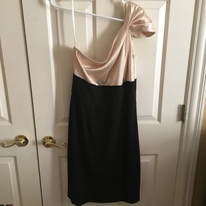 Black and Ivory Cocktail Dress